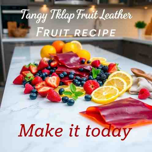 Tangy Tklapi Fruit Leather Recipe - Make It Today